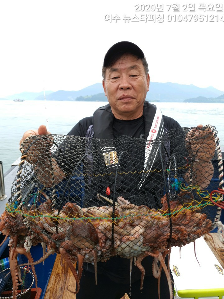여수돌문어 조황입니다^^