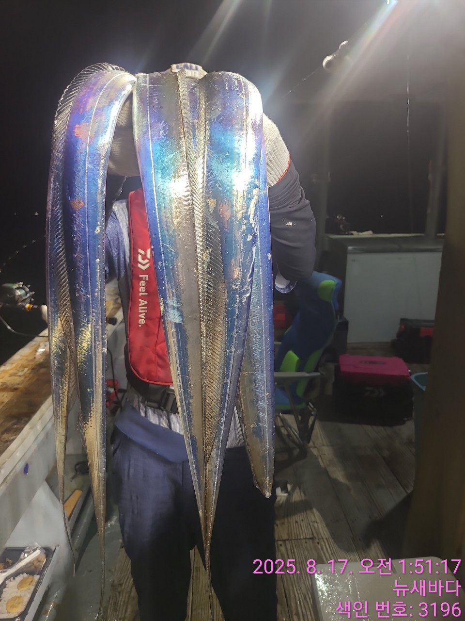 거제뉴새바다호 왕갈치 아박이조황!!!