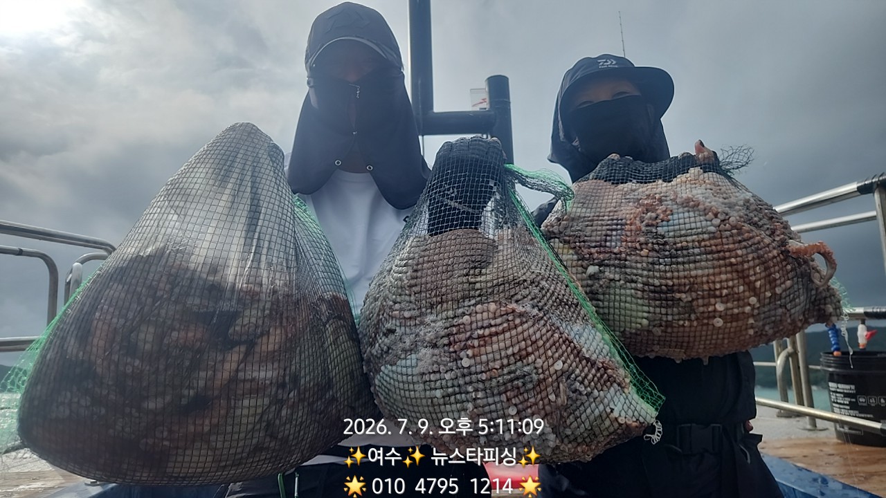 돌문어금어기해제첫날 초초초대박조황!!!
